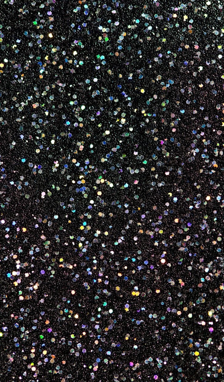 Красивый чёрный фон с блёстками