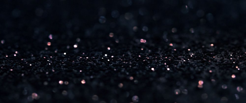 Блестки черные