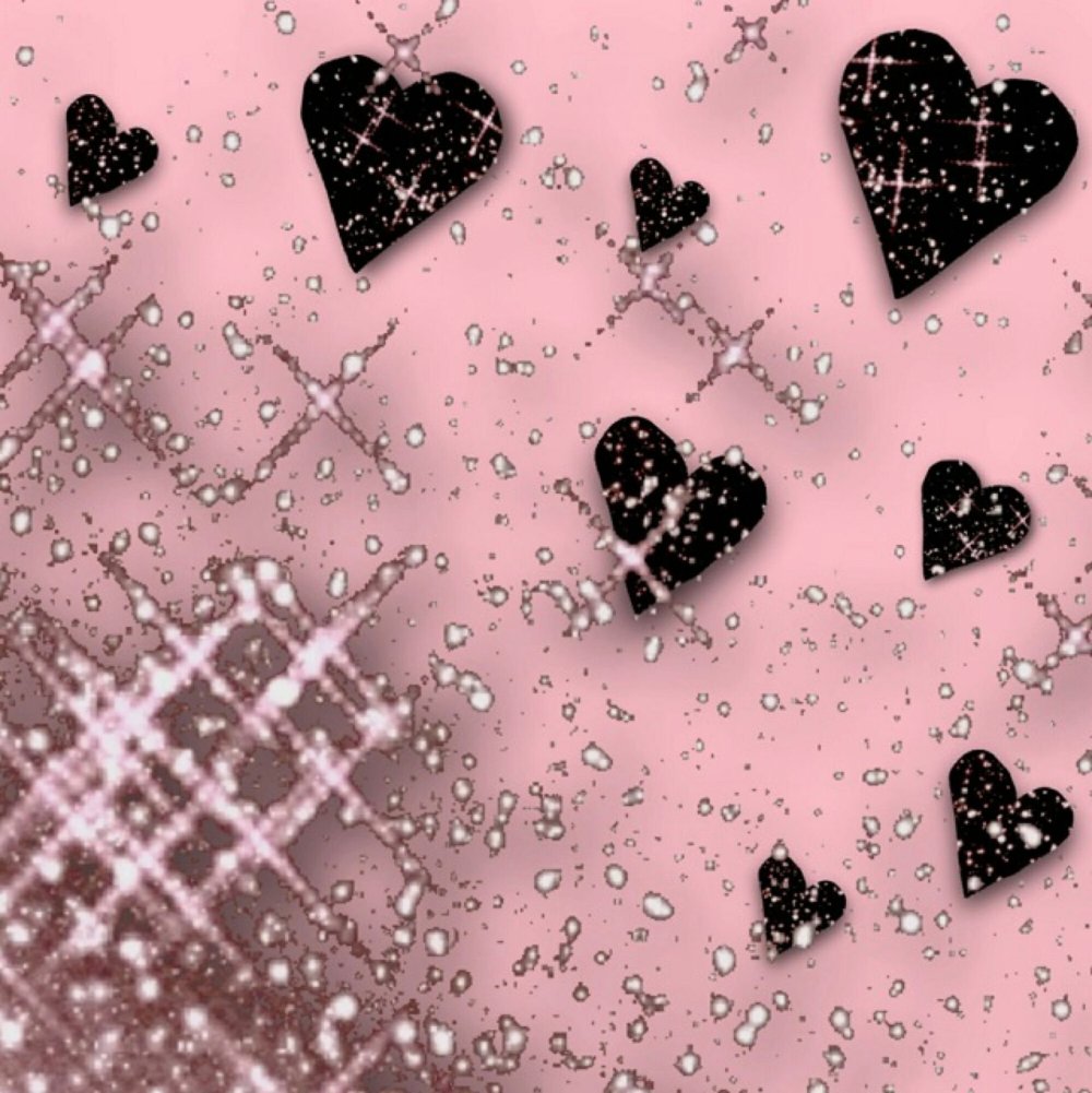 Черный космос со звездами