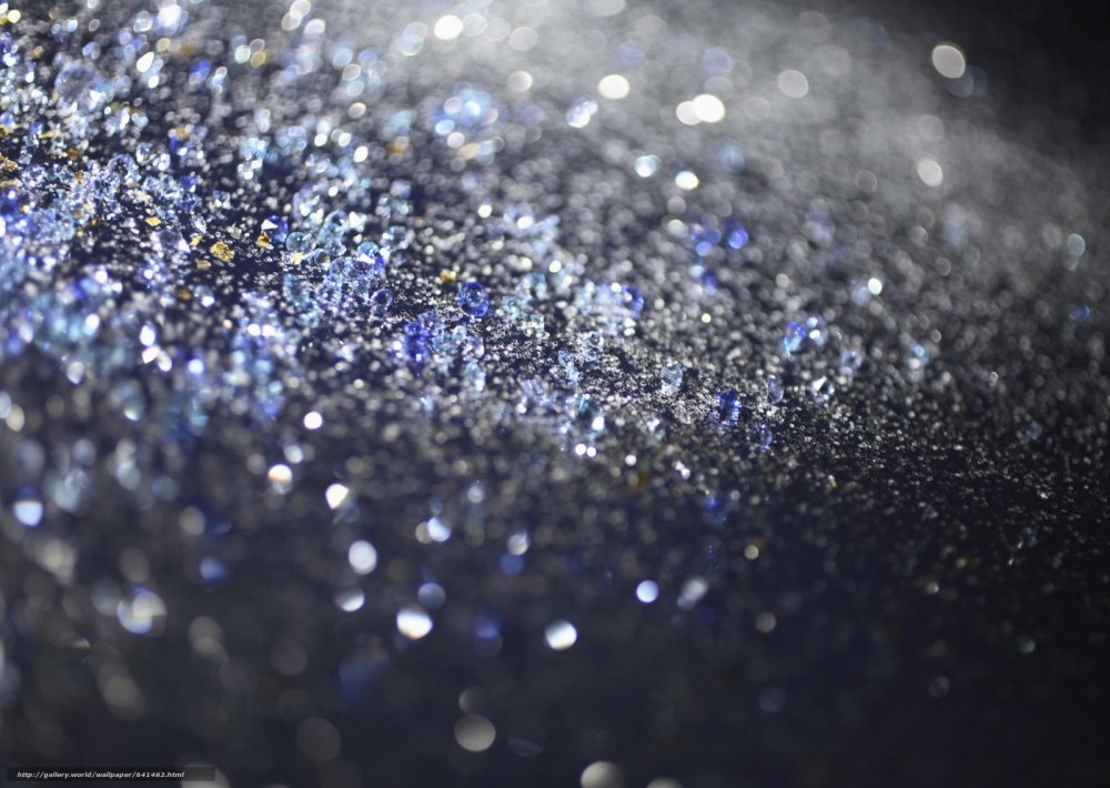 Блестки черные