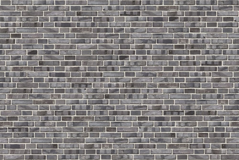 Серая кирпичная стена