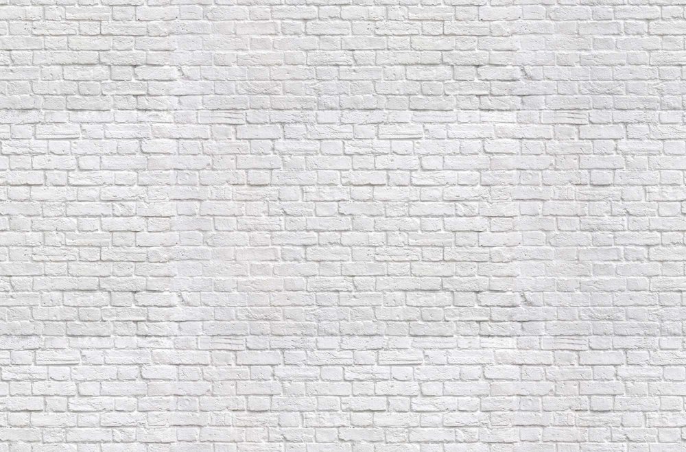 Белая кирпичная стена