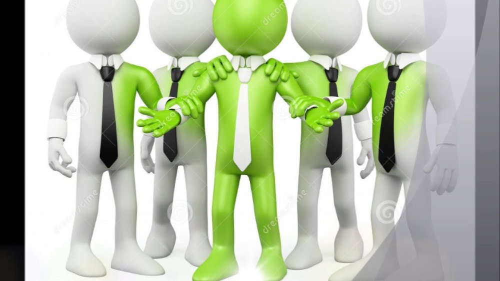 Зеленые человечки для презентации