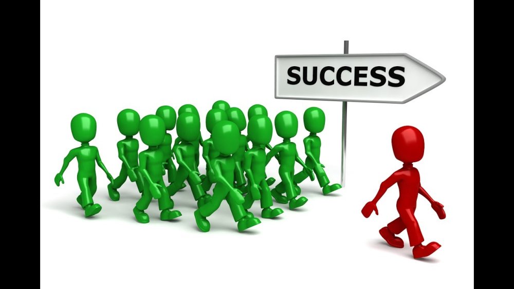 Зеленый человек для презентации