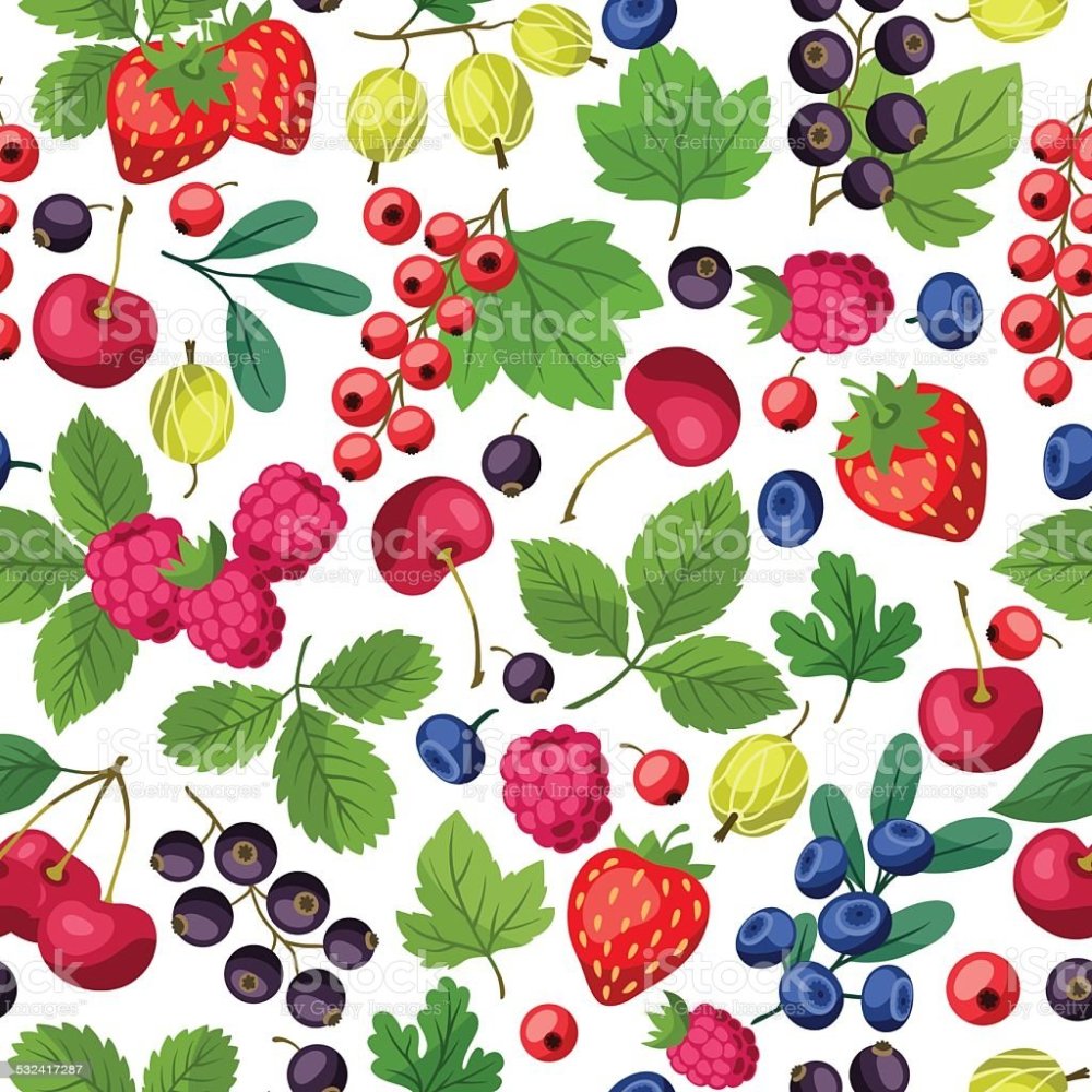 Ягодный орнамент