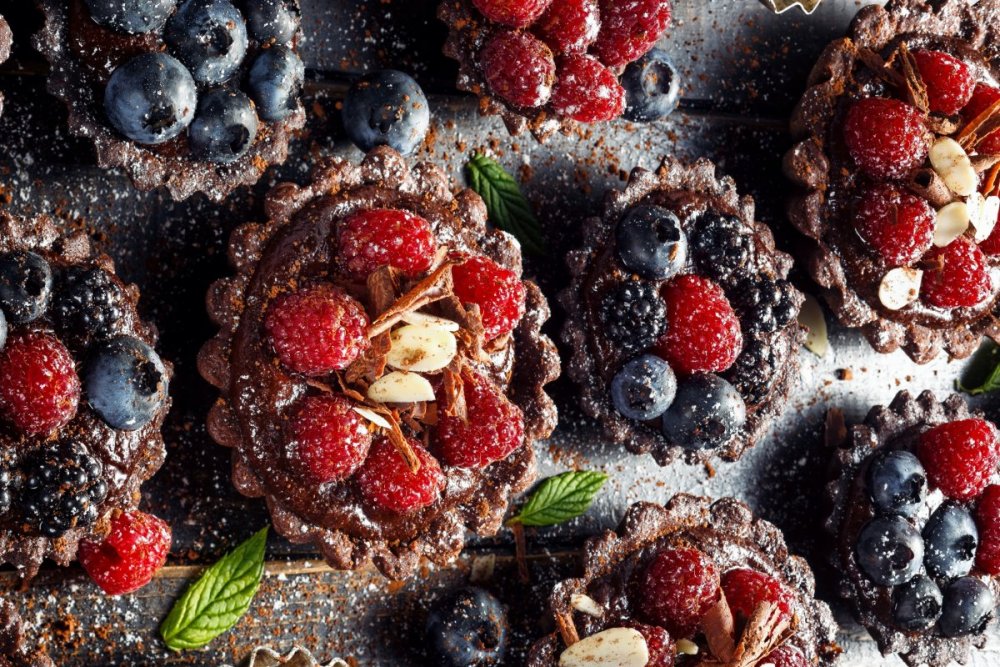 Ягоды в пудре