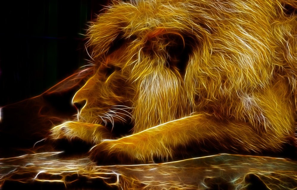 Картина "Лев"