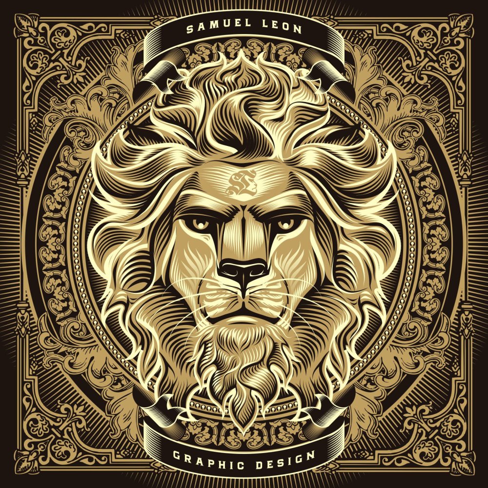 Лев Версаче вектор