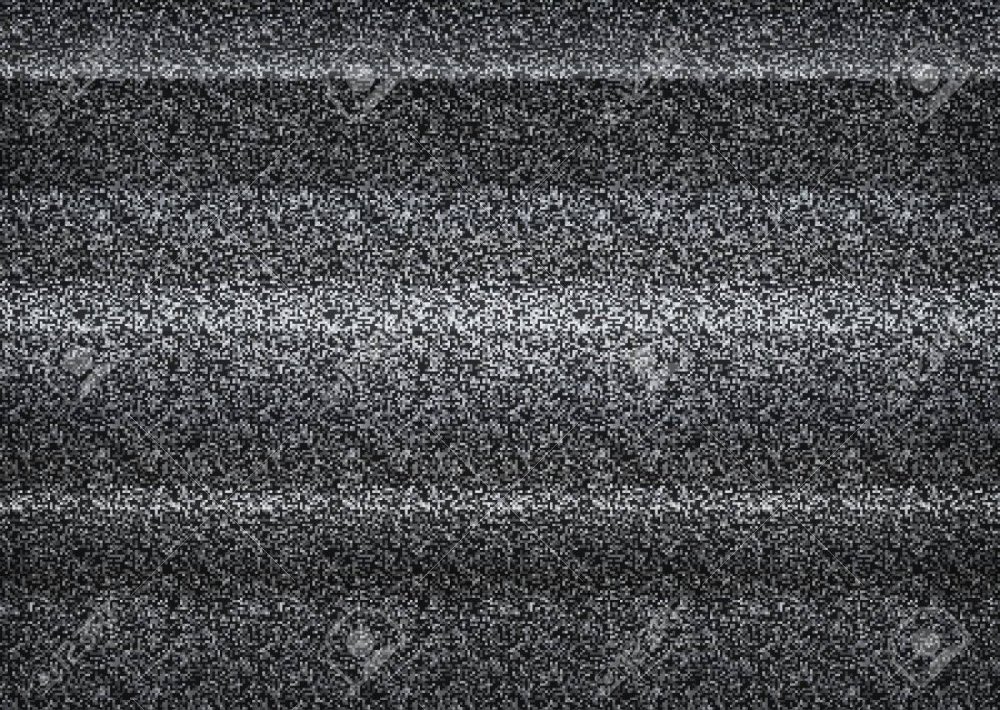 Серый шум телевизора