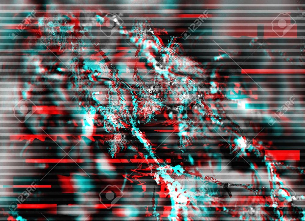 Экран с помехами фотошоп