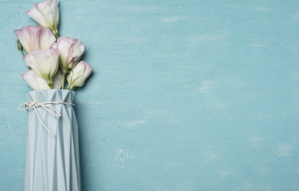 Голубой фон акварель