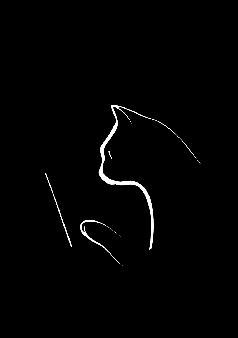 Рисунки на черном фоне