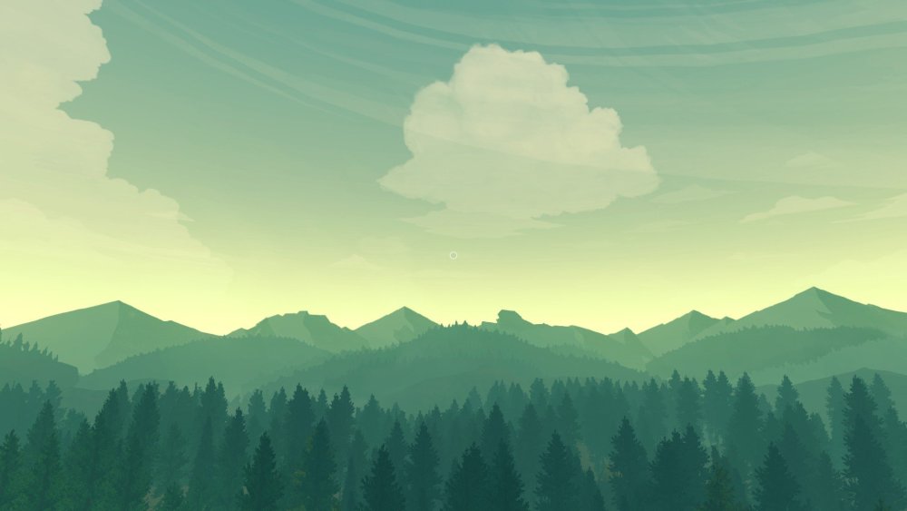 Стилизованный лес