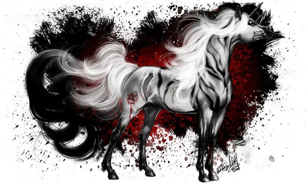 Красивый конь