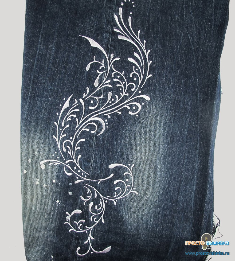 Орнамент на джинсе