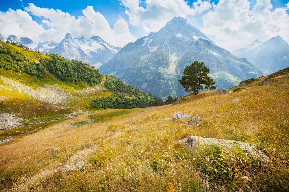 Горы Карачаево-Черкесии