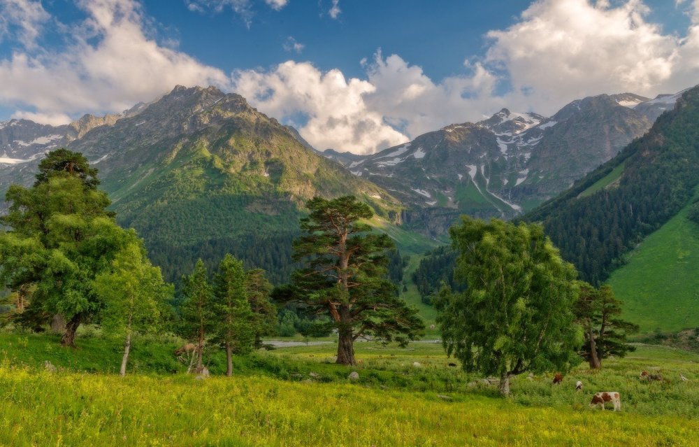 Горы Кавказа Архыз