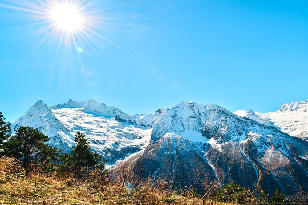 Северный Кавказ Домбай