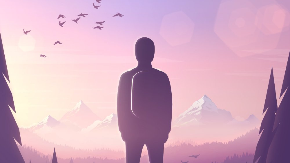 Минимализм арт человек