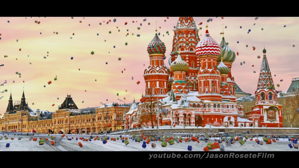 Собор Василия Блаженного в Москве рисунок