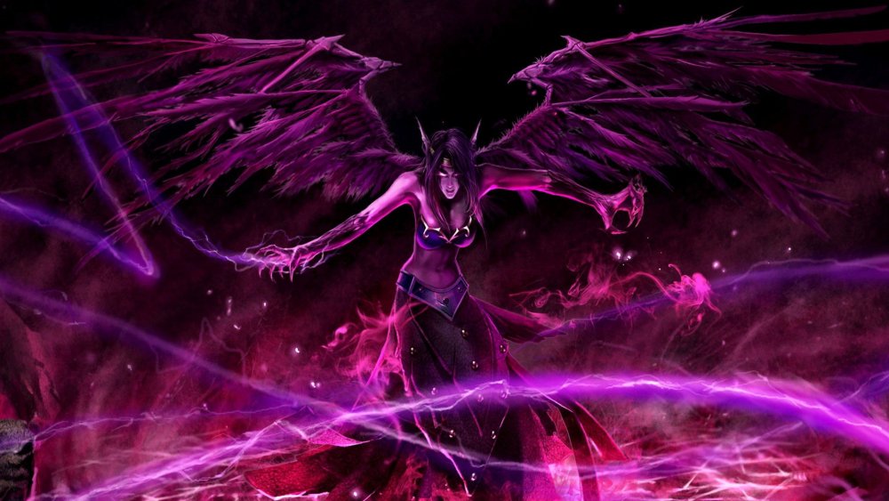 Драгон демон фиолетовый