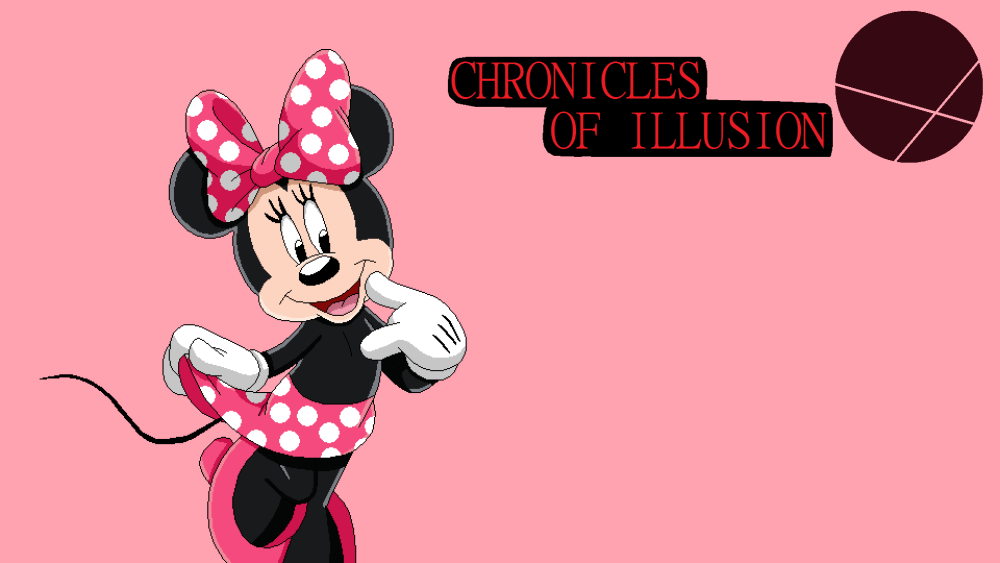 Фон для надписи мини Маус