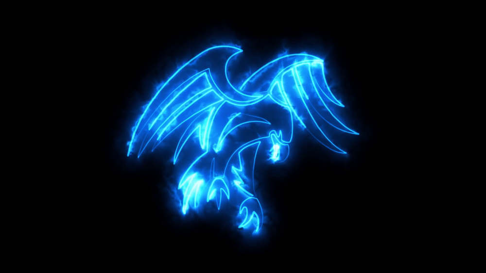 Голубой фон Феникс