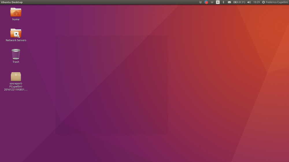 Linux Ubuntu рабочий стол