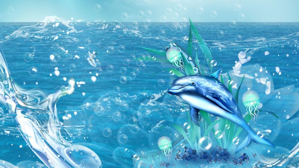 Морской фон для презентации