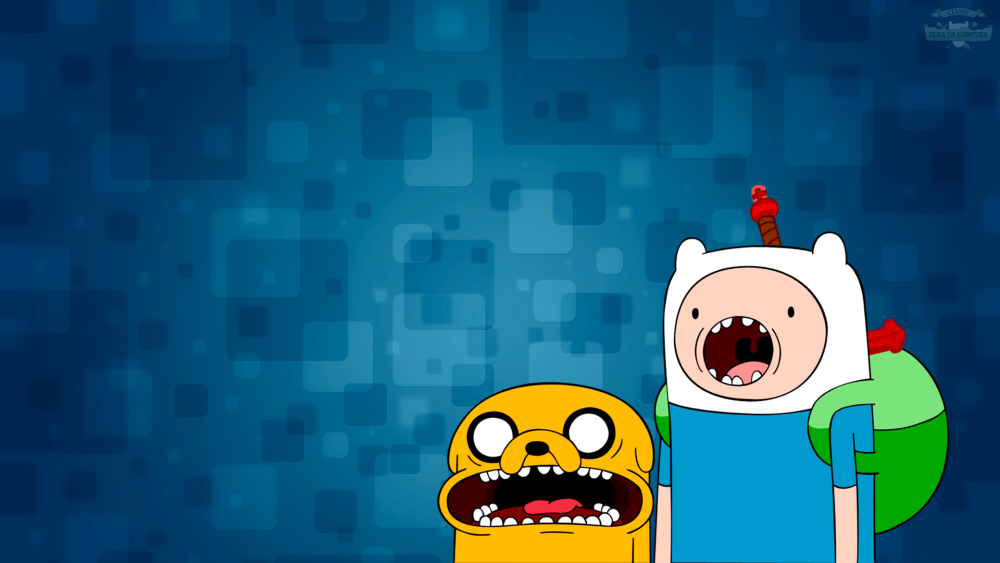 Обои на рабочий стол фин и Джейк