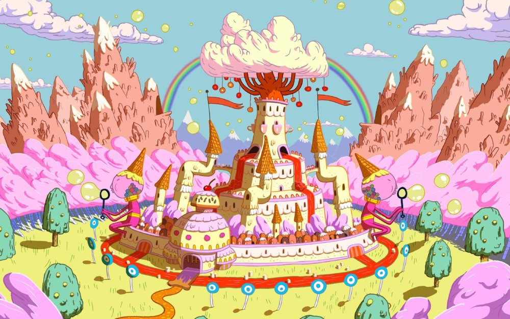 Конфетное королевство Adventure time