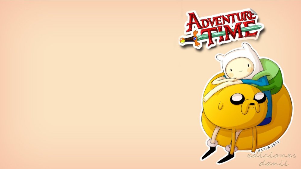 Обои на рабочий стол фин и Джейк