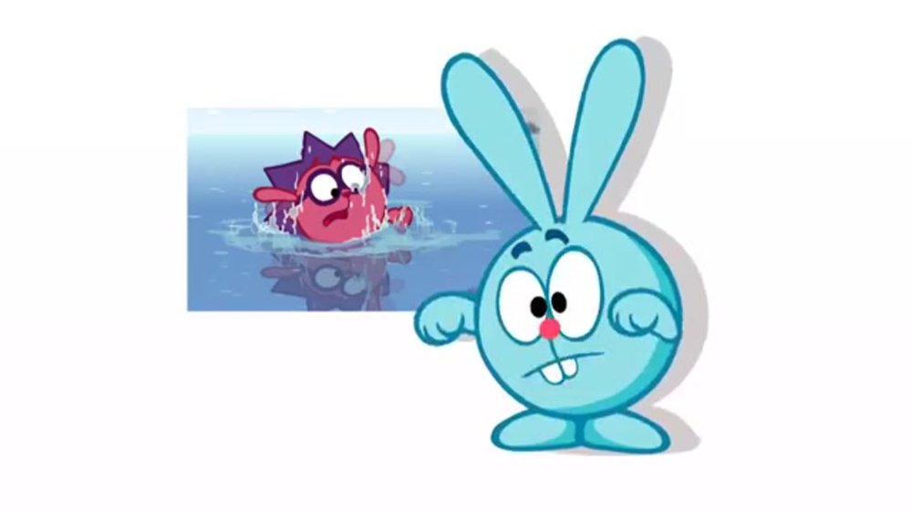 Смешарики Азбука безопасности за бортом