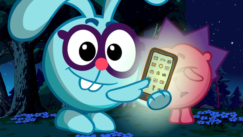 Смешарики Крош плачет маленький