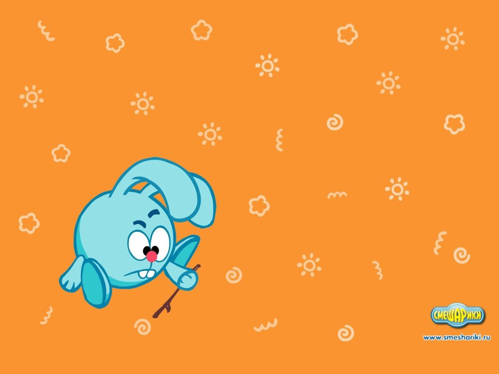 Смешарики Крош и Ежик