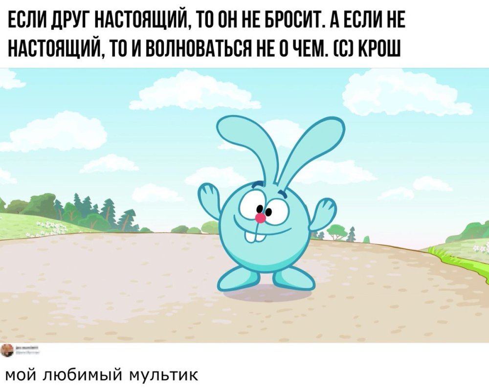 Смешарики Ёжик и Крошт