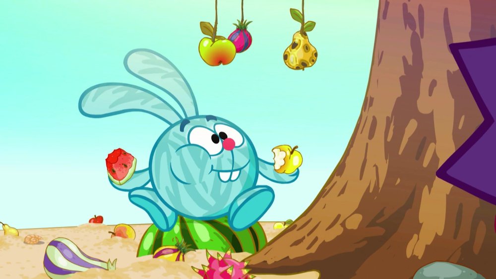 Смешарики 123 серия вишневый сад