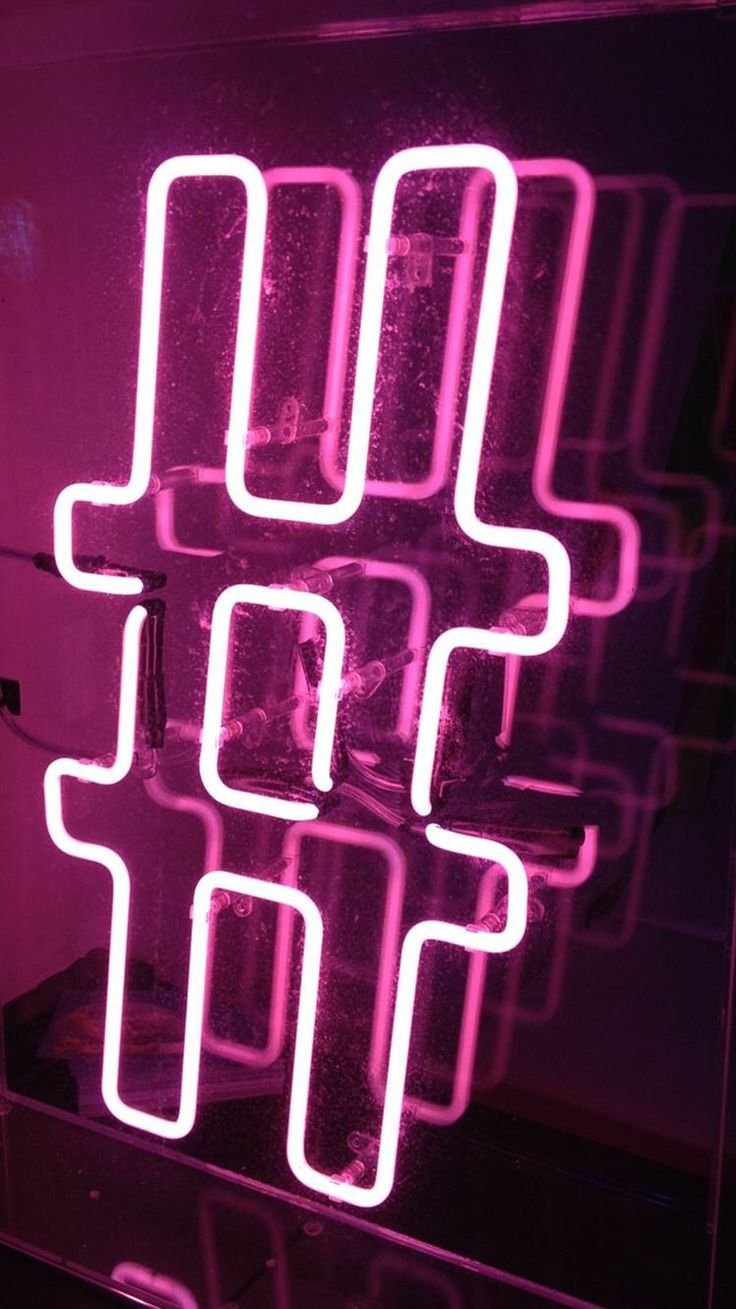 Розовый неон