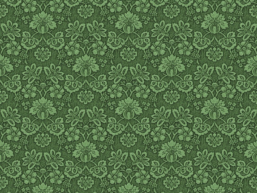 Зеленый фон с узорами