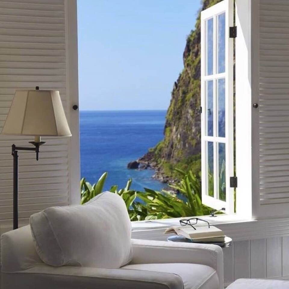 Окно с красивым видом