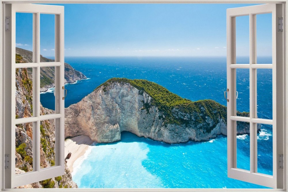 Окно с видом на пляж