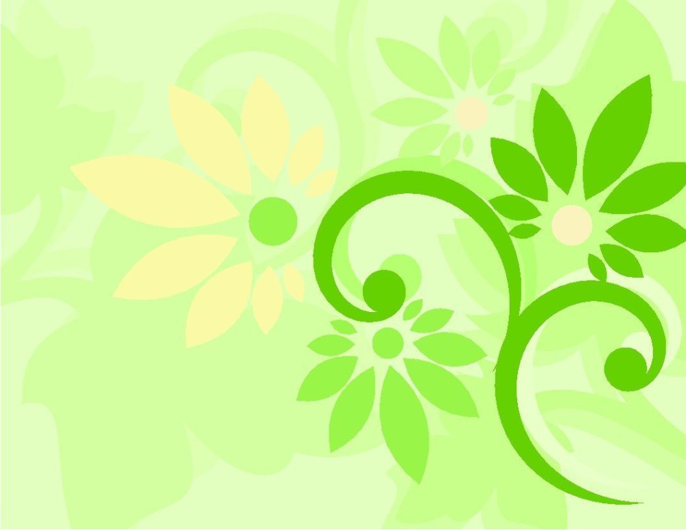 Зеленый узор