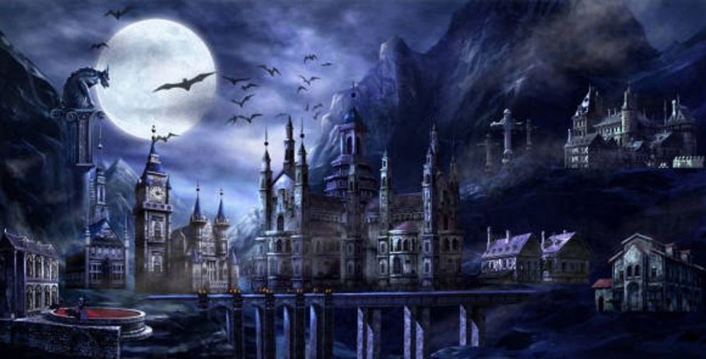Аниме Готика замок