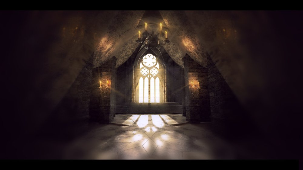 Темная комната в замке