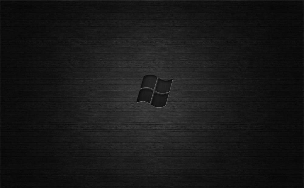 Черный фон на рабочий стол