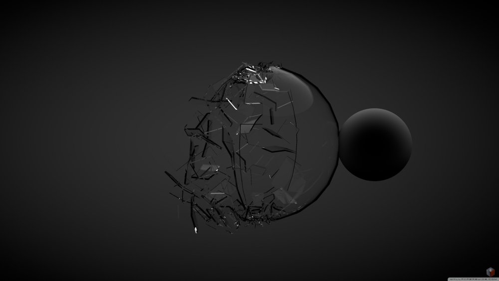 Креативный черный фон