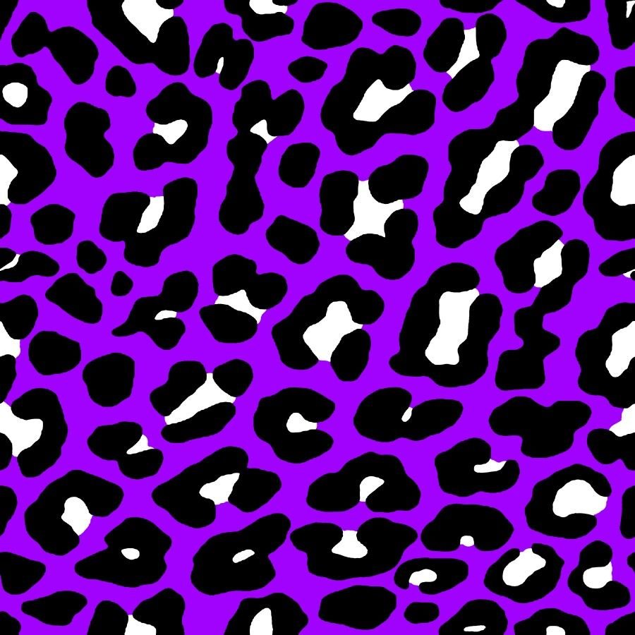 Фиолетовый леопардовый принт