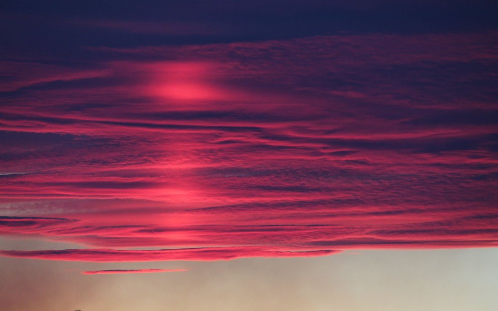 Красный закат