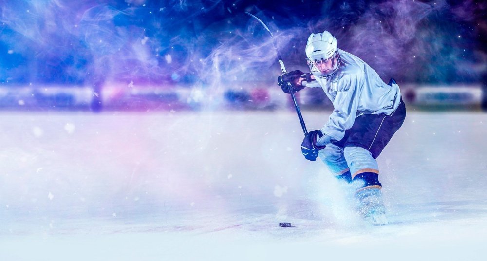 Лед хоккейный арт