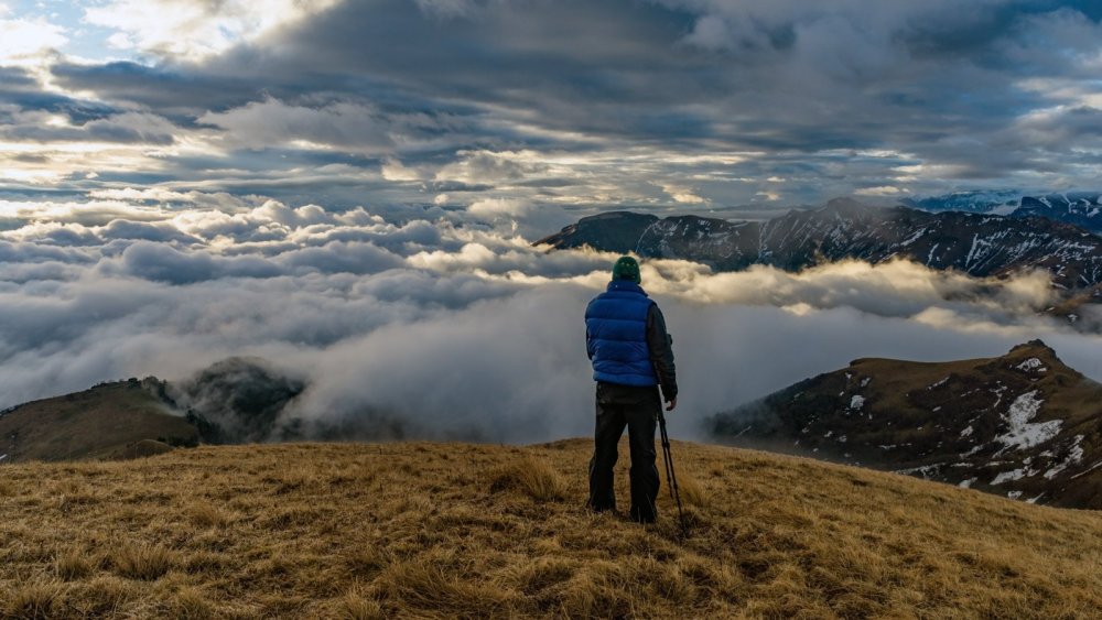 Человек в горах